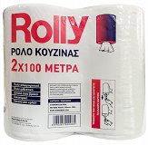 Rolly Kitchen Roll 100m 2Pcs