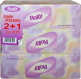 Rolly Facial Tissues 150Pcs 2+1 Free