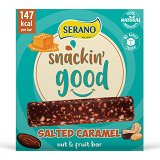 Serano Snacking Good Raw Nut & Fruit Salted Caramel Bars 4x30g