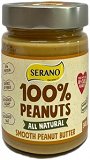 Serano 100% Peanuts All Natural Smooth Peanut Butter 340g