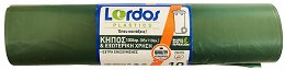 Lordos Dustbin Bags For Garden 85X110 10Pcs
