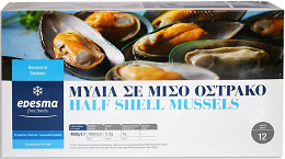 Edesma Half Shell Mussels 12Pcs 400g