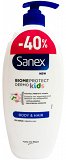 Sanex Biome Protect Dermo Kids Σώμα & Μαλλιά 750ml -40%