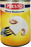 Presto Sliced Mushrooms 400g