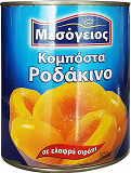Mesogeios Peach Halves In Light Syrup 820g