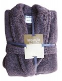 Lifestyle Bathrobe Anthracite Small Size 1Pc