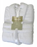 Lifestyle Bathrobe White Medium Size 1Pc