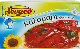 Sevyco Squid In Sauce 115g