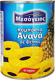 Mesogeios Pineapple Slices In Light Syrup 565g