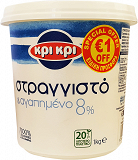Kri Kri Yogurt Strained 8% 1kg -1€