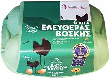 Vasilico Eggs Αυγά Ελευθέρας Βοσκής 6Τεμ