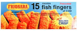Frionara Fish Fingers Cod 15Τεμ