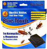 Blue Touch Glue Traps For Cockroaches And Ants 4Pcs