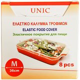 Unic Elastic Food Cover M 36cm 8Pcs