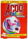 Acdo Colour Sheets 24+24Pcs
