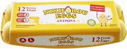 Nikiforou Eggs Αχυρώνα Size L 12Τεμ