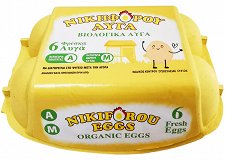 Nikiforou Eggs Βιολογικά Αυγά Size M 6Τεμ