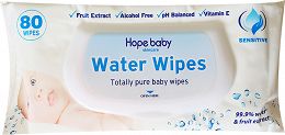 Hope Baby Water Wipes Baby Wipes 80Pcs