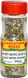 Carnation Spices Black Pepper Crushed 34g