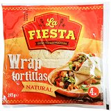 La Fiesta Wrap Tortillas Large 4Pcs