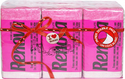 Renova Pocket Tissues Pink Fuchsia 6Pcs