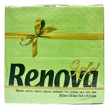 Renova Gold Napkins Green 2Ply 39,5X39,5cm 40Pcs