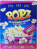 Popz Microwave Pop Corn Sweet 3X90g