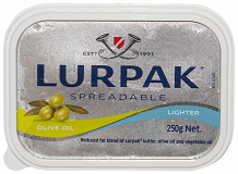 Lurpak Spreadable With Olive Oil Butter Lighter 250g