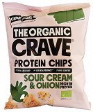 The Organic Crave Protein Chips Sour Cream & Onion 30g