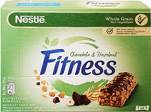 Nestle Fitness Σοκολάτα Φουντούκι Bars 6Τεμ