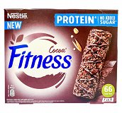 Nestle Fitness Protein Cocoa Bars No Added Sugar 4x20g