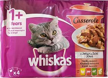 Whiskas Adult Casserole Meaty Selection In Jelly 4X100g