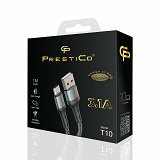 Prestico Fast Charging Data Usb Cable 3.1A Type C 1M 1Τεμ