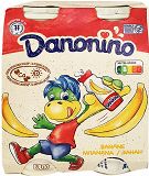 Danone Danonino Επιδόρπιο Ρόφημα Με Μπανάνα 4X100g