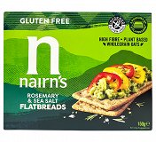 Nairns Rosemary & Sea Salt Flatbreads Gluten Free 150g