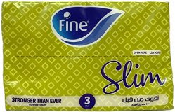 Fine Slim Facial Tissues 120Pcs