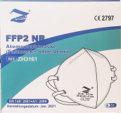 Zhongzhi FFP2 NR Particle Filtering Mask 6Pcs