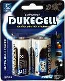 Dukecell Alkaline Batteries C 2Pc