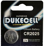 Dukecell Batteries Lithium 3V CR2025 1Pc