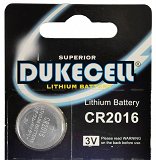Dukecell Batteries Lithium 3V CR2016 1Τεμ