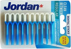 Jordan Dental Sticks Clean Between Regular 40Τεμ