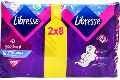 Libresse Goodnight Ultra Large With Wings 16Pcs