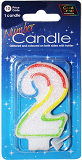 Number Candle 2 1Pc
