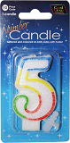 Number Candle 5 1Pc