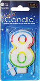 Number Candle 8 1Pc
