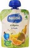 Nestle 4 Φρούτα Φρουτοπουρές Χωρίς Προσθήκη Ζάχαρης 90g