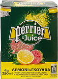 Perrier & Juice Lemon & Guava 4x250ml