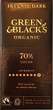 Green & Blacks Organic 70% Cocoa Chocolate 90g
