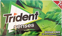 Trident Senses Spearmint Sugar Free Gums 27g