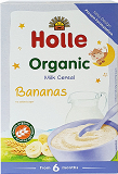 Holle Organic Δημητριακά Με Γάλα & Μπανάνα 250g